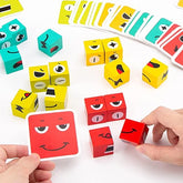 Face Change Cube Puzzle - Green Pack Multiplayer Game